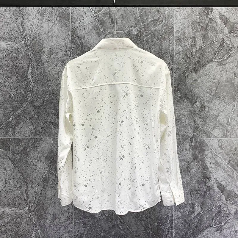 Maglietta Bronzante Starry con Personalità per Ragazzi Trendy – Un look unico e brillante! Perfetta per un tocco di stile e personalità. — foto 9