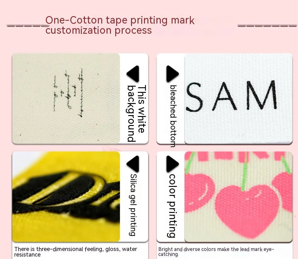 Title 4, Cotton Printed Cloth Labels for Childrens Clot...