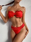 Ladies Fashion Casual Lace Sexy Swimsuit Bikini, a stylish and flattering choice for a day at the beach or poolside, des — photo 6