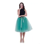 Ebay Wish Popular Multi-layer Tulle Skirt with Belt 65CM. European and American Pettiskirt. Achieve a flowing, elegant l — photo 29