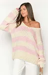 Pink Apricot Stripes