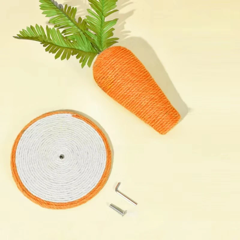 Title 8, Funny Carrot Shaped Cat Scratching Post Durable...