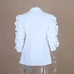 Camicia con revers a orecchie lunghe e funghi — eleganza senza tempo e comfort traspirante. Perfetta per ogni occasione, risalta con uno stile unico. — foto 4