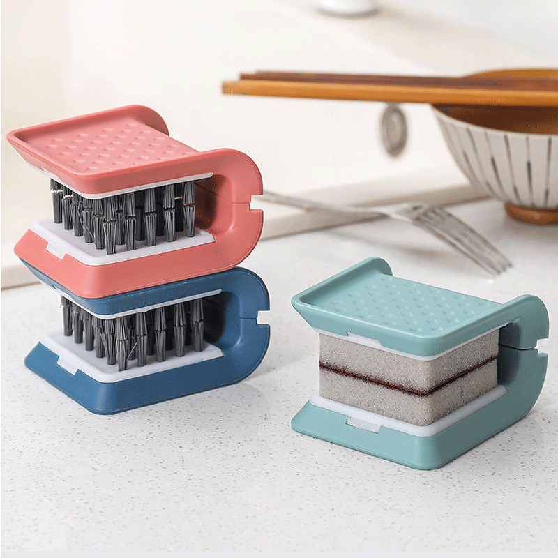 Title 5, Foldable U Shaped Dinner Plate Cleaning Sponge ...