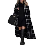 Women's plaid wool coat, warm and stylish. Perfect for winter, offering comfort and timeless style for any occasion and — photo 1