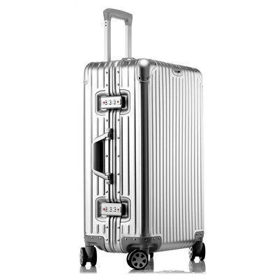 Mala Trolley Liga de Alumínio e Magnésio Grande Capacidade para Viagens Leve e Resistente Perfeita para Bagagem de Férias — foto 2