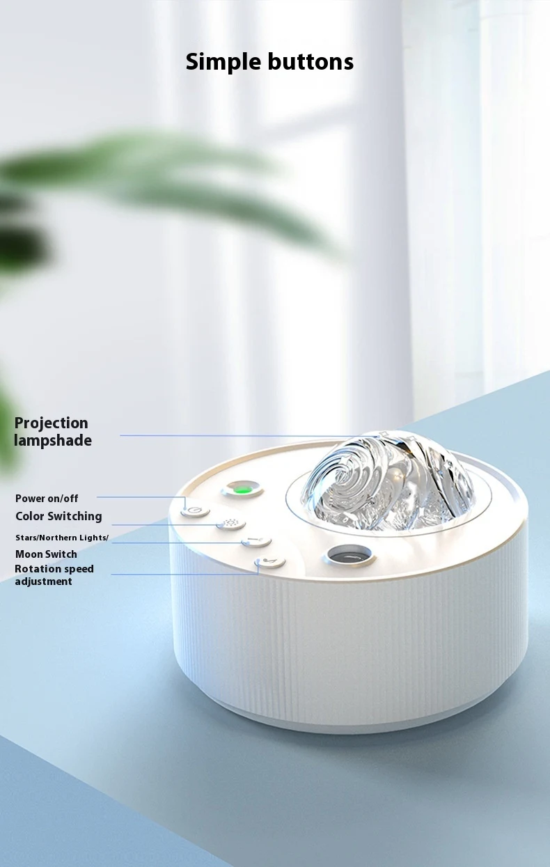 Title 10, Romantic Starry Bedside Projection Lamp Create ...