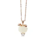 P13208 Heart Rabbit Necklace