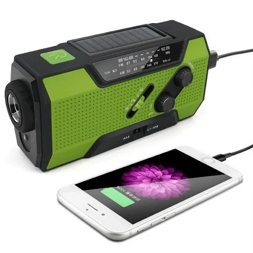 Title 3, Pocket solar radio for outdoor adventures and e...