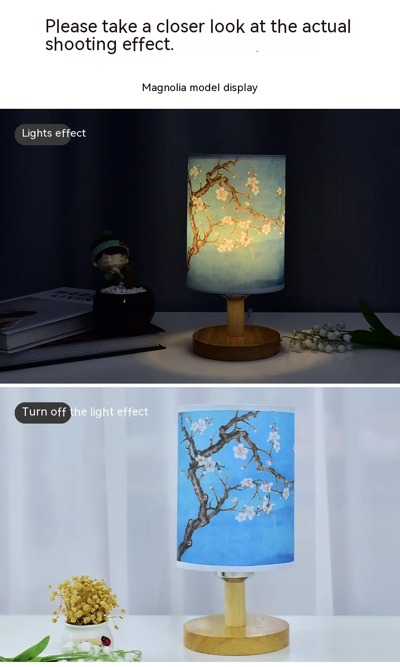 Title 5, Lampe de chevet cosy style chinois, décoration ...