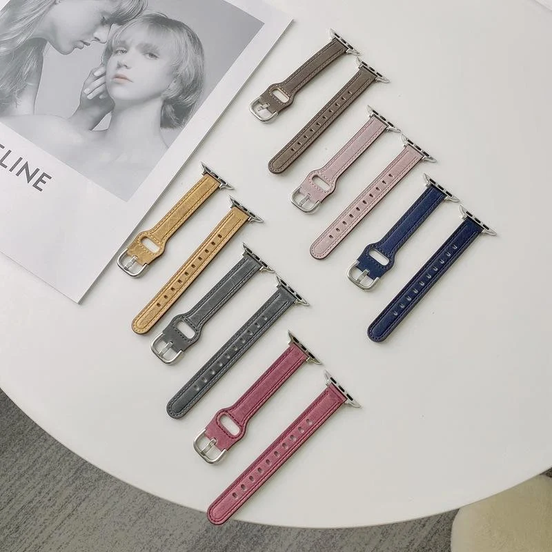 Pulseira de Relógio de Couro Vintage Simples para Mulheres. Elegância atemporal, design clássico. Conforto e estilo para complementar seu look diário. — foto 3