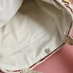 Bolsa de ombro feminina com flores tridimensionais feitas à mão. Adicione um toque de elegância e originalidade ao seu visual com este acessório único. — foto 1