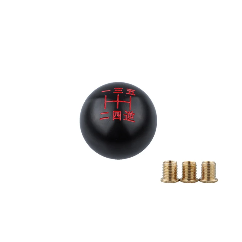 Universal Car Modified Round Gear Head Aluminum Alloy, improves grip and enhances the vehicle's interior aesthetics, eas — photo 5