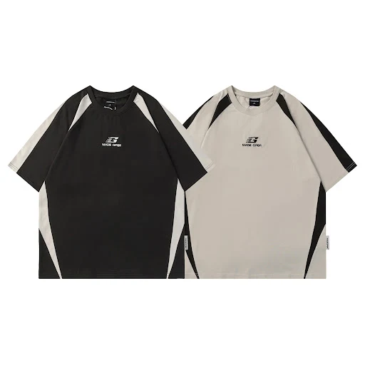 Title 10, Mens American style street fashion stitching e...