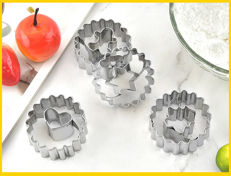 Title 5, Stainless Steel Expression Pack Biscuit Mold fo...