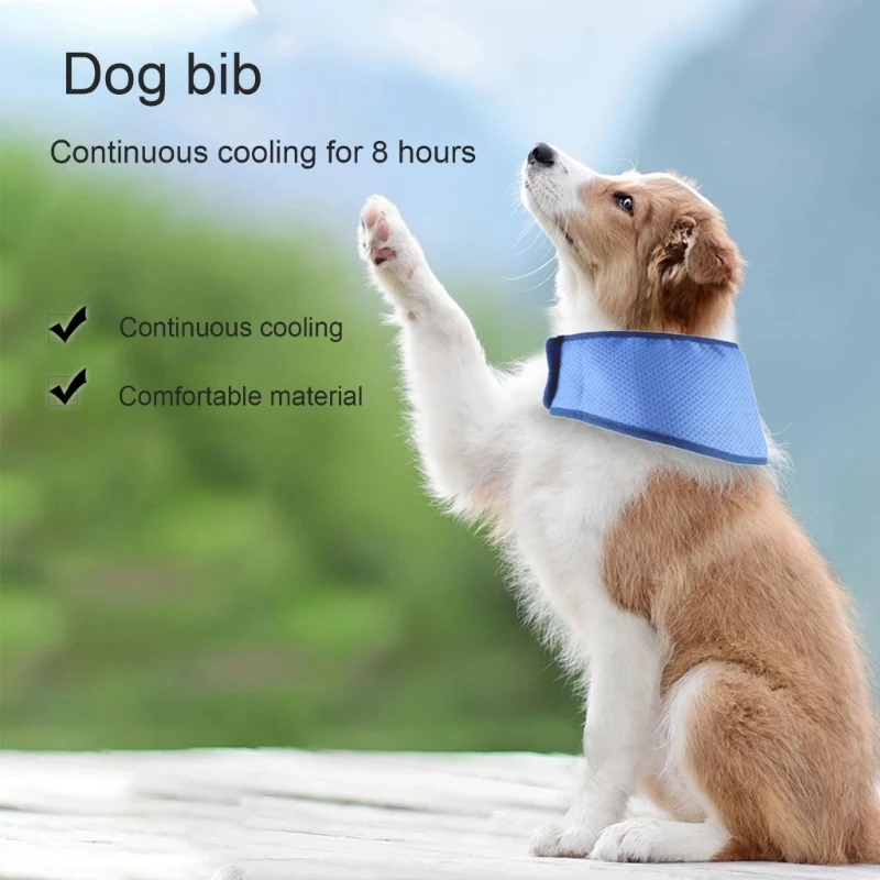 Title 8, Dog Summer Cooling Collar Anti-Sunstroke Dog Co...