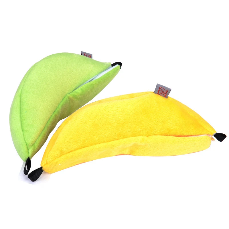 Title 5, Novelty Banana Shape Nest Plush Cotton Hamster ...