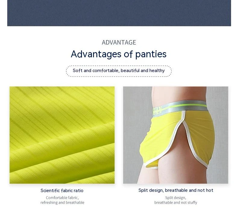 Title 3, Mens Ice Silk Split Home Shorts Underwear, bre...