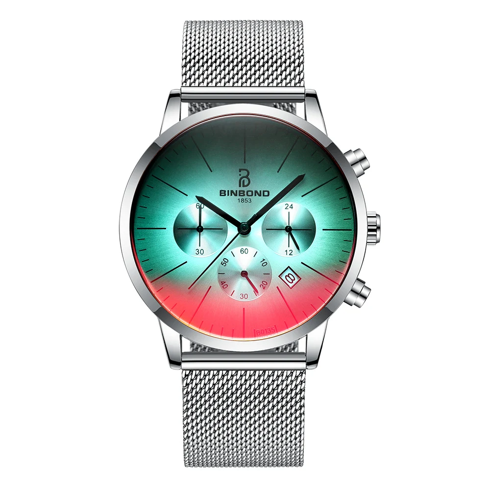 Reloj Azul Deportivo Impermeable para Hombre Symphony Multifunción Ultrafino Ideal para Entrenamientos y Uso Diario — foto 1