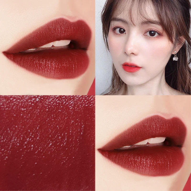 Lip Glaze al castagno texture crema autunno inverno nuovo stile per labbra idratate e colorate, un tocco di eleganza per la stagione fredda. — foto 8