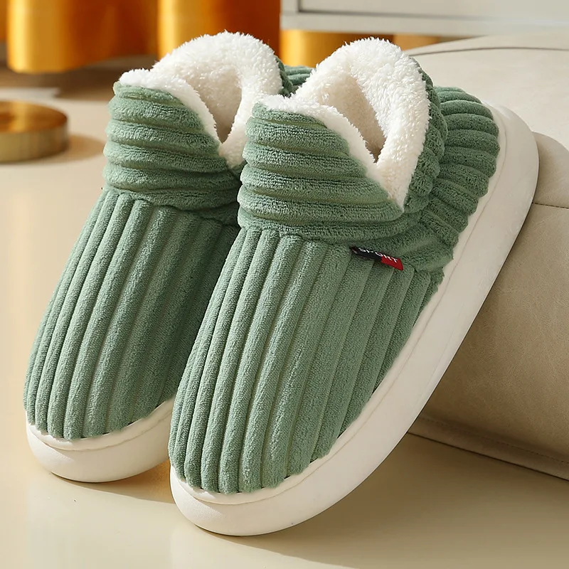 Chinelos de algodão unissex, mesmo estilo para homens e mulheres, conforto ideal para casa, macios e respiráveis, perfeitos para relaxar. — foto 9