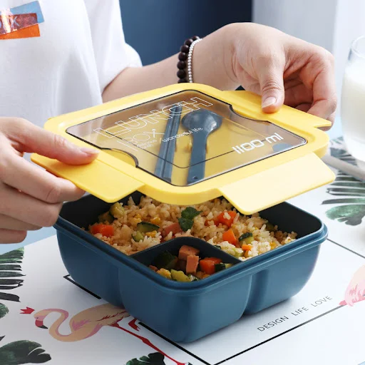 Title 4, Lunchbox met grote capaciteit en rechthoekig ma...