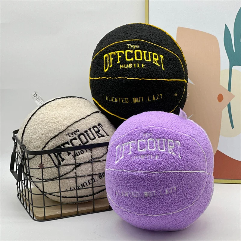 Title 24, Boneco de pelúcia almofada de basquete macio e ...