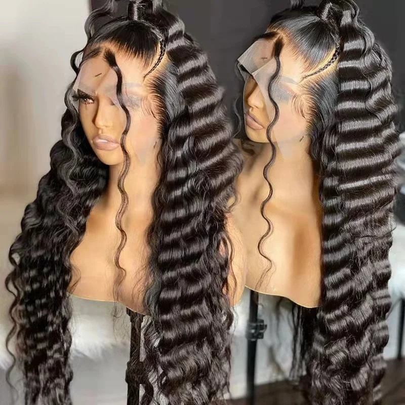 Title 1, Front Lace African Chemical Fiber Small Curly H...