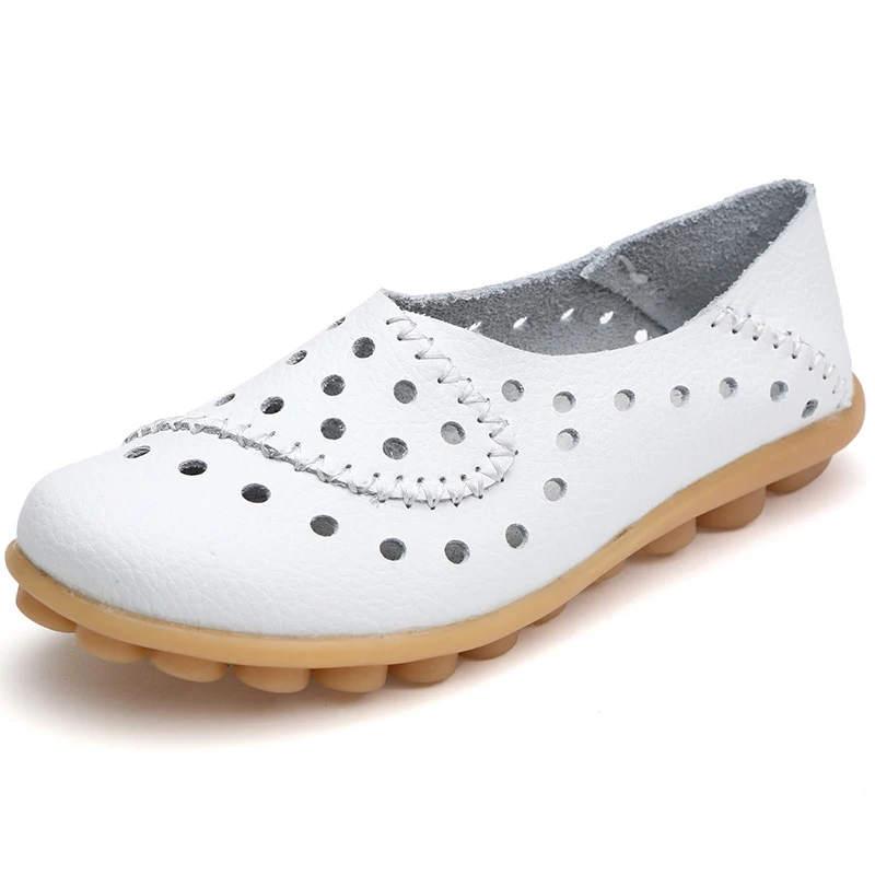 New Women's Leather Flat Beanie Shoes With Flat Heels. Comfortable and stylish everyday shoes for women. Perfect for cas — photo 7