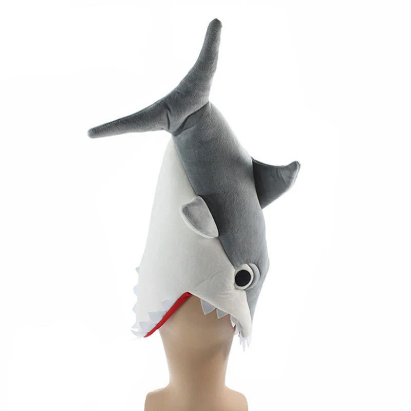 Chapéu de Halloween de tubarão piranha para aquário! Ideia de decoração peculiar e engraçada. Perfeito para festas temáticas e fantasias. — foto 5