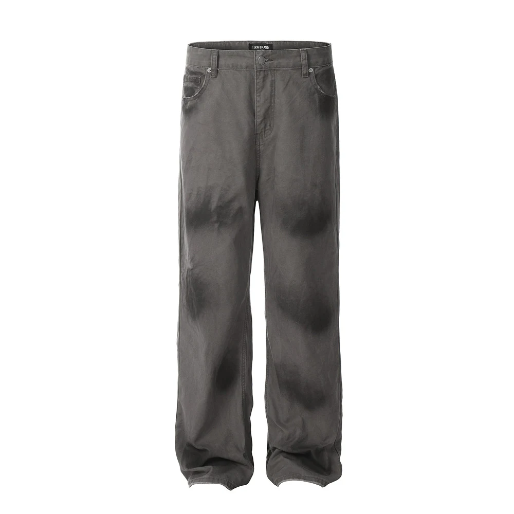 Title 7, Mens Tie-Dyed Washed Dirty Jeans. Experience u...