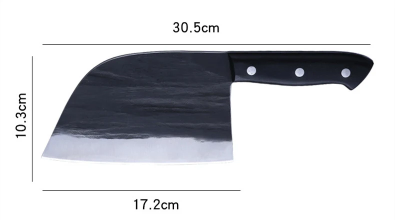 Title 1, Forged kitchen knife for cutting bone. Durable ...