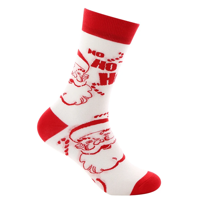 Christmas Tube Female Santa Claus Cotton Socks — photo 12