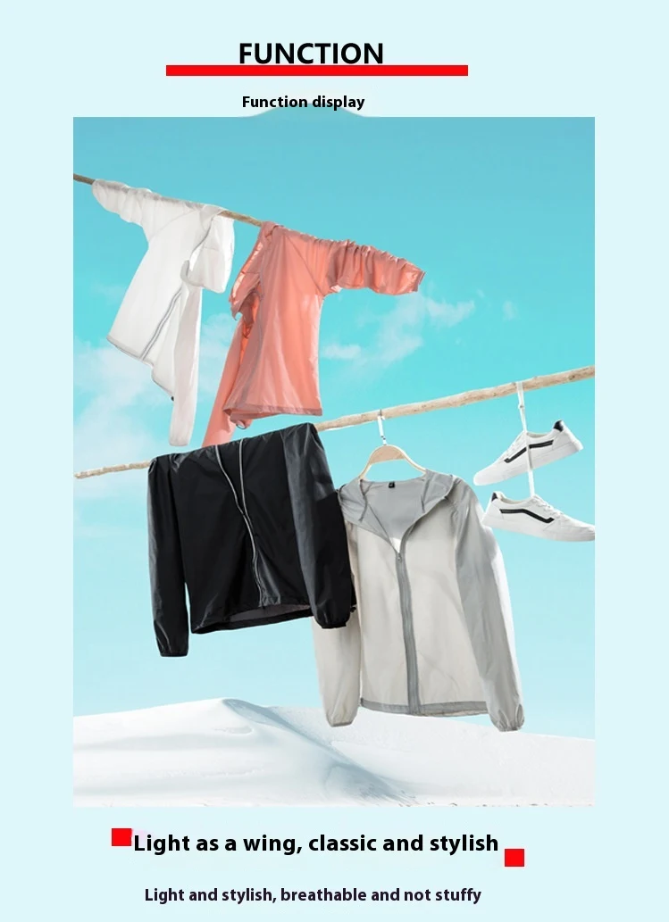 Title 15, Womens Shell Jacket Summer Thin Sun Protection...
