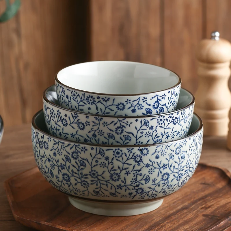 Title 5, High Temperature Ceramic Bowl with Underglaze C...