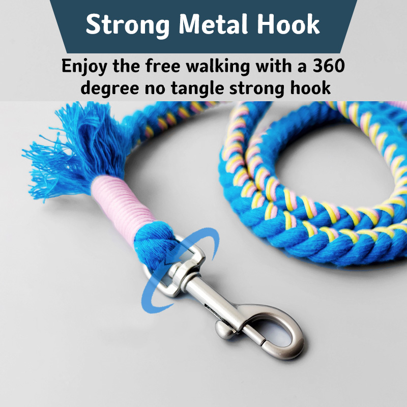 Title 5, Handmade Cotton Rope Dog Traction Rope. Durable...