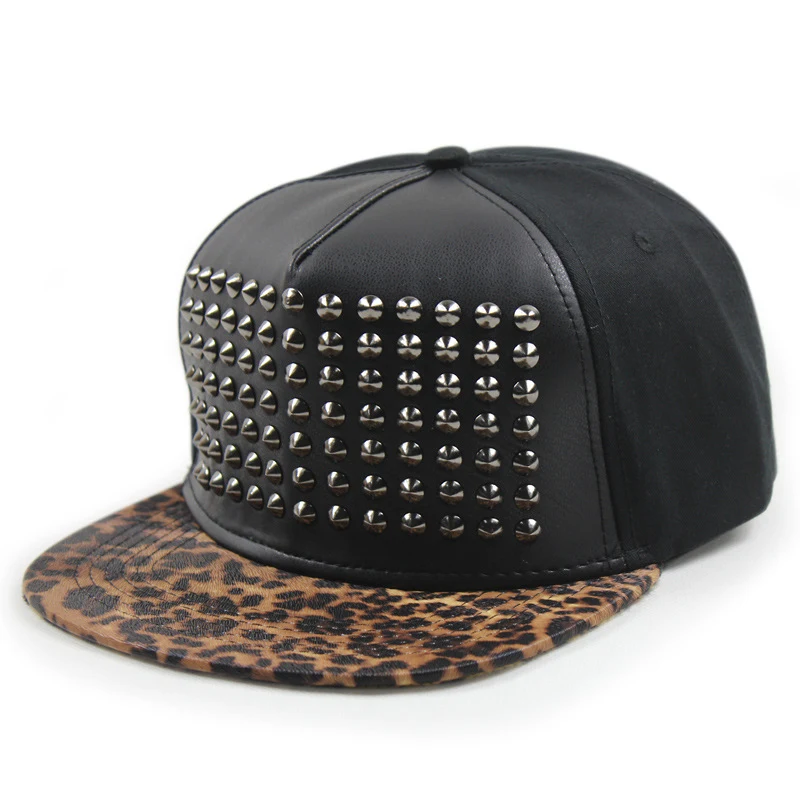 Hip Hop Baseball Cap mit runden Metallnieten, atmungsaktiv und stylisch. Ideal für einen lässigen Look und optimalen Tragekomfort. — foto 6