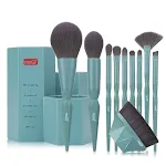 Green brush and bucket
