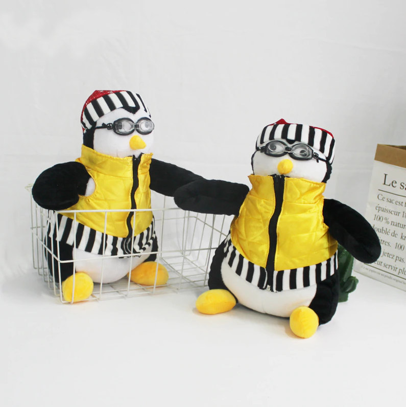 Pelúcia HUGSY do Joey's PENGUIN e boneca Rachel, 18cm, brinquedos ideais para crianças. Presente de aniversário e Natal! — foto 3