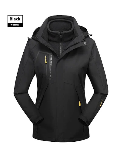 Title 34, Winter Outdoors Three-in-one Coat Warm Cotton C...