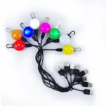 Rechargeable LED Pet Night Travel Anti-Lost Warning Light Pendant. Ensures pet safety at night. Bright, visible light fo — photo 14