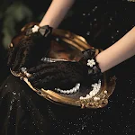 Franse kanten dameshandschoenen Elegante handschoenen voor vrouwen Stijlvolle accessoire voor speciale gelegenheden Maak je outfit compleet — foto 3