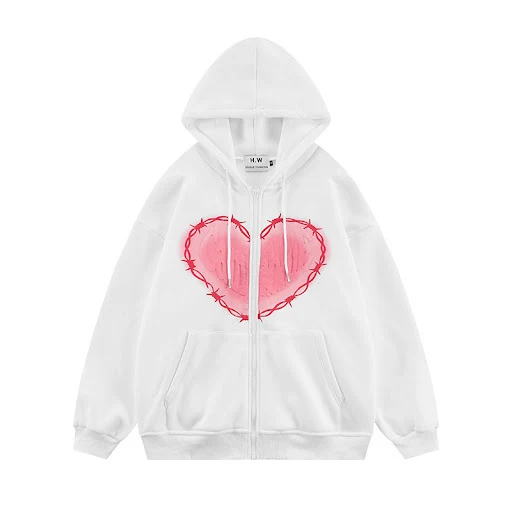 Title 5, Moletom com capuz unissex masculino Love Foam P...