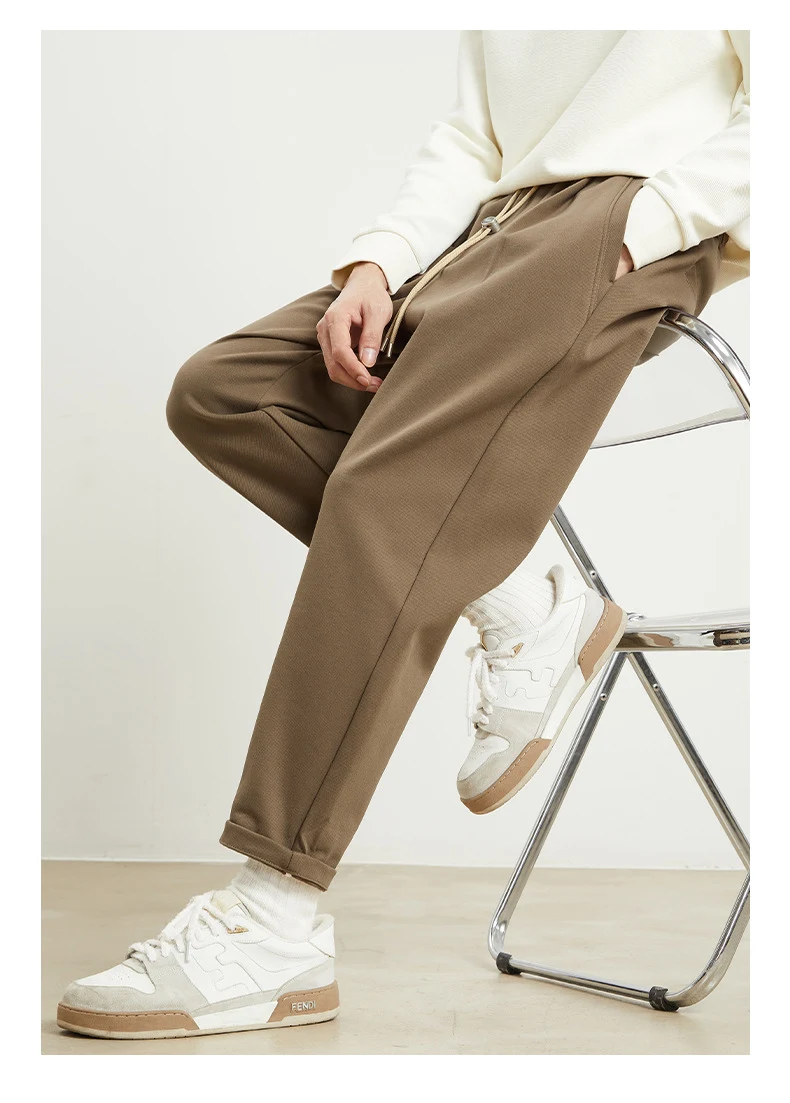 Pencil Casual Pants Fleece-lined All-matching provide ultimate comfort and warmth. Perfect for winter and easily match a — photo 19