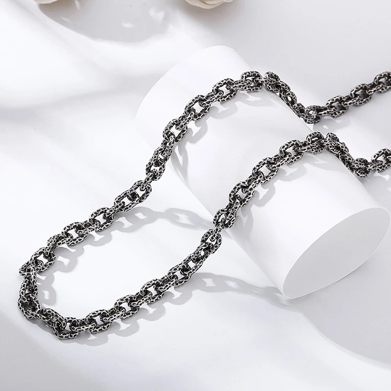 Title 3, S925 Sterling Silber Meteorit Halskette für Her...