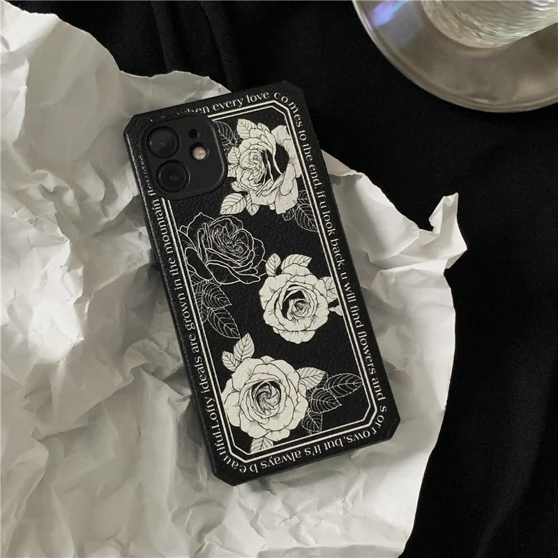 Title 2, Capa de celular floral vintage antiqueda — Prot...