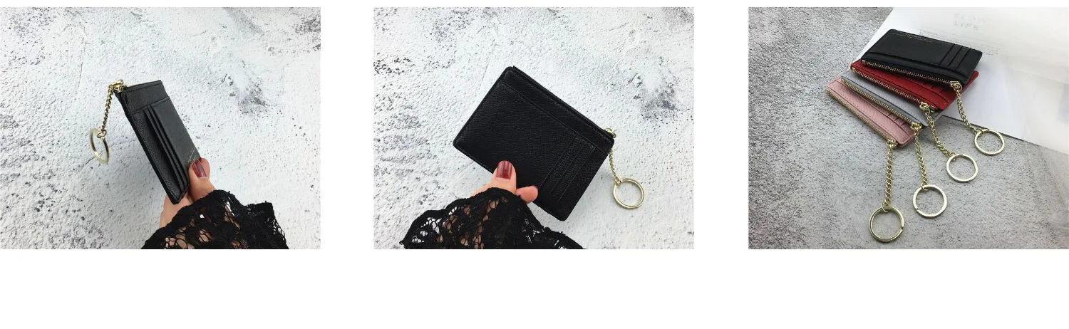 Title 10, Small And Ultra-thin Document Bag Retro Zipper ...