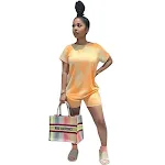 Fashion Sports Set Tie-dye Short Sleeve Experience comfort and style during your workouts and leisure activities. This s — photo 3
