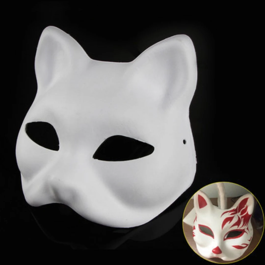 Creative Portable Handdrawn Blank Mask for Unique Designs. Perfect for personalization and creating custom masks anywher — photo 1