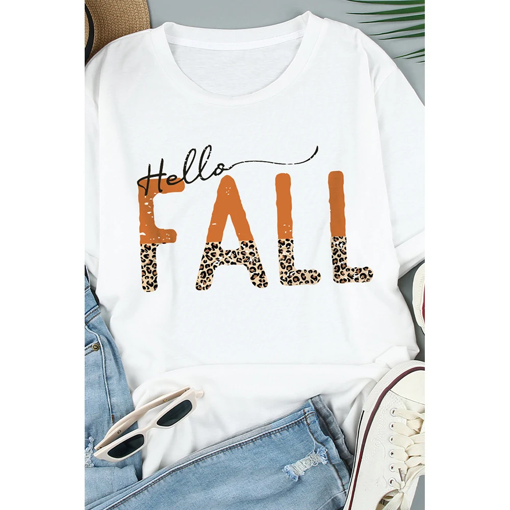 T-shirt nero con stampa divertente a motivo leopardato, un capo originale e spiritoso per un look casual e pieno di personalità. — foto 10